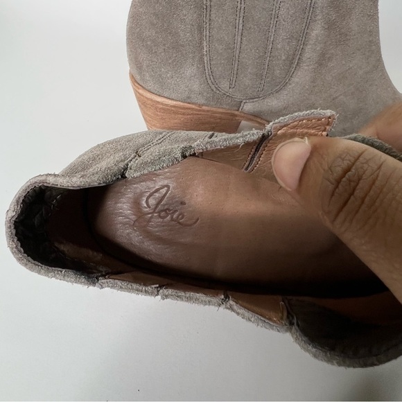 JOIE Suede Western Boots size 37.5 - Picture 5 of 11